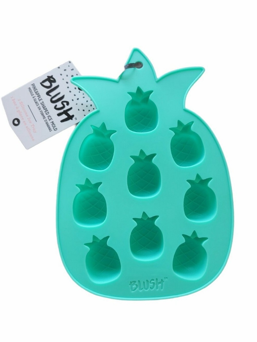 Blush Pineapple Silicone Mold - Teal Green